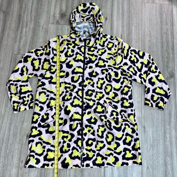 Brave Soul Womens‎ Multicolor Leopard Print Full Zip Hooded Jacket Size 22 - Picture 1 of 10